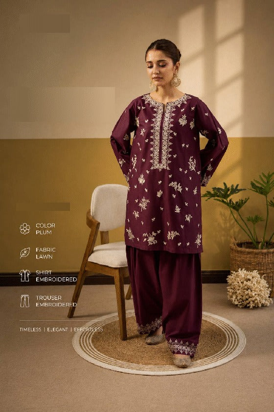 🌸 Fresh Lawn Suit – Unstitched 2 Piece Summer Pick ☀️
