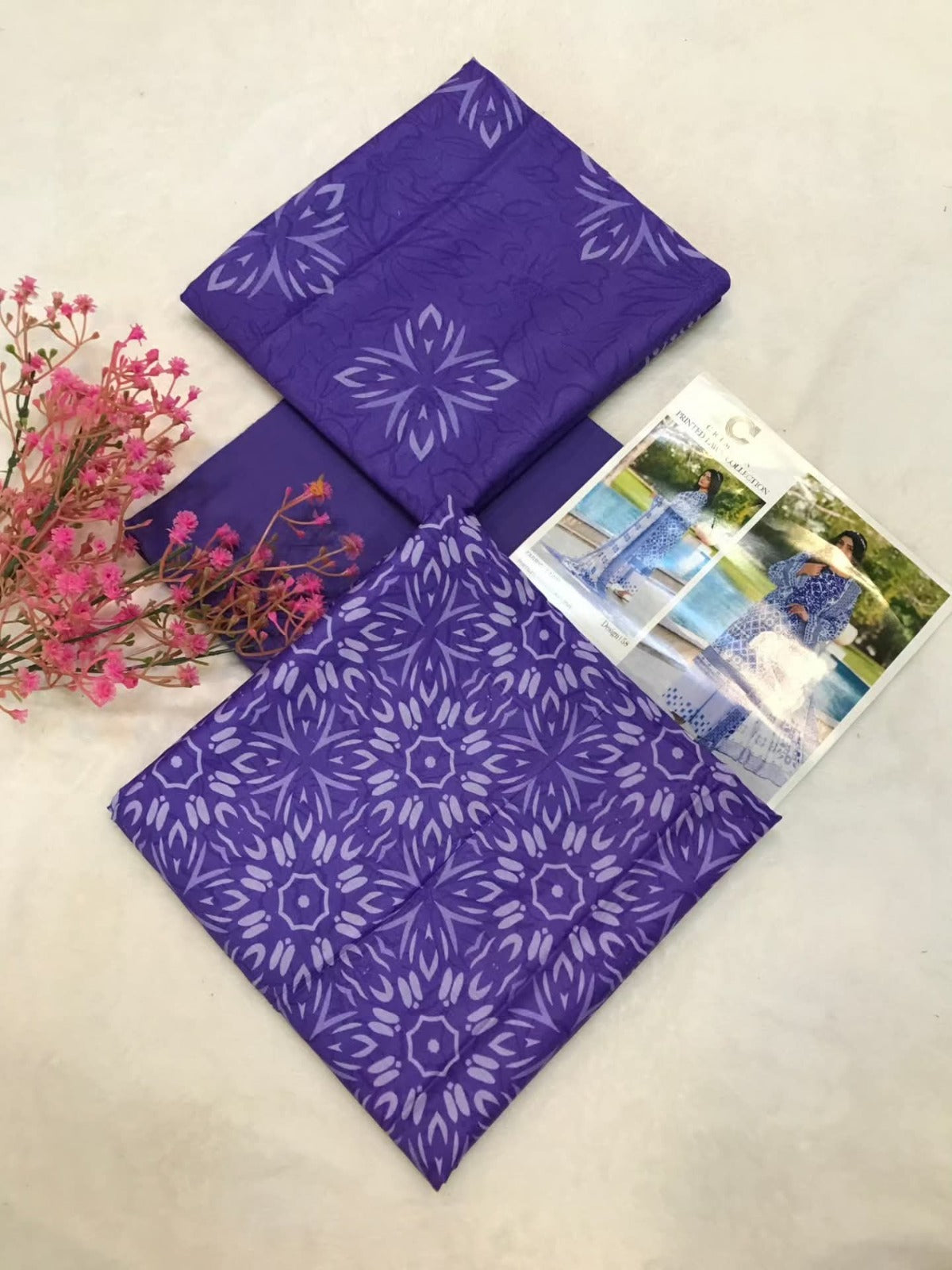 🌸 Premium Lawn Suit – Unstitched 3-Piece Summer Collection ☀️